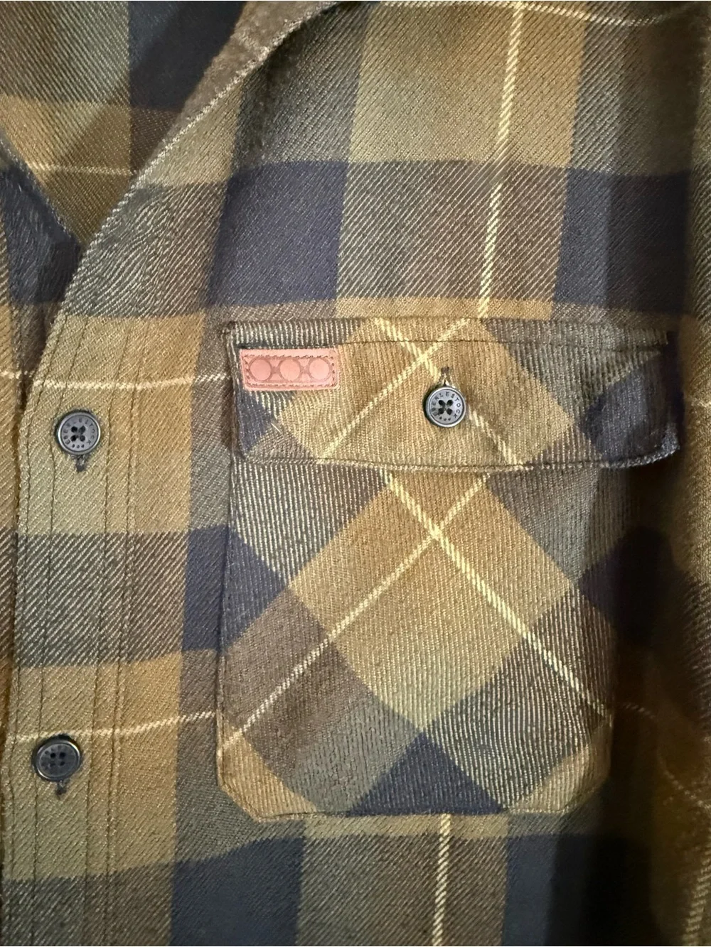 Eberlestock Men’s XXL Olive Plaid Hunting Outdoor Shirt
